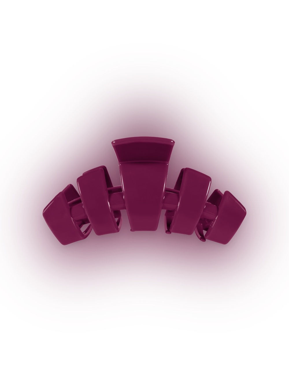 TELETIES Classic Mulberry Small Claw Clip